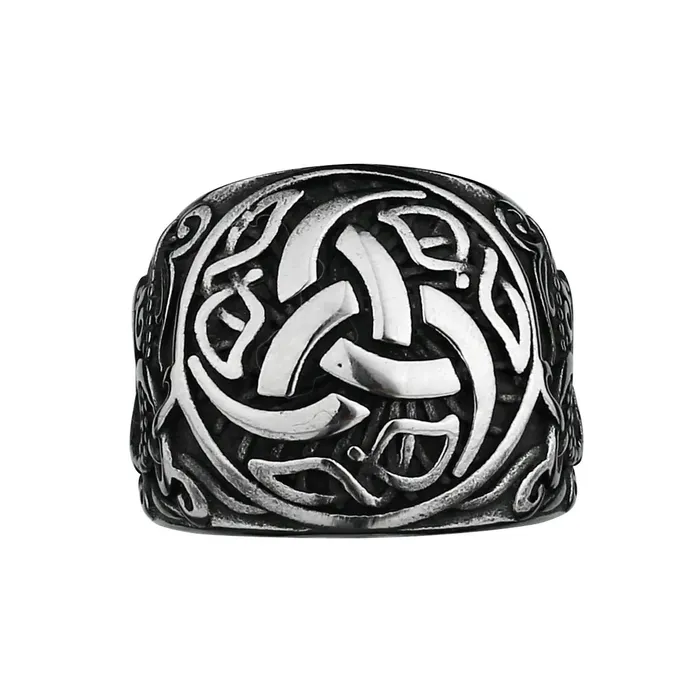 Valhalla Vikings Rings Viking Ring Odins Triskelion