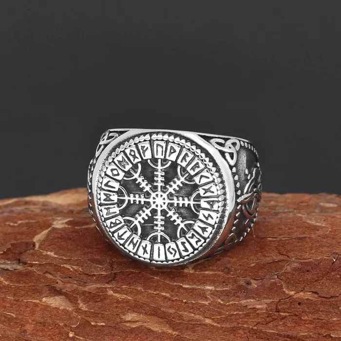 Valhalla Vikings Viking Ring Aegishjalmur Knots Rings
