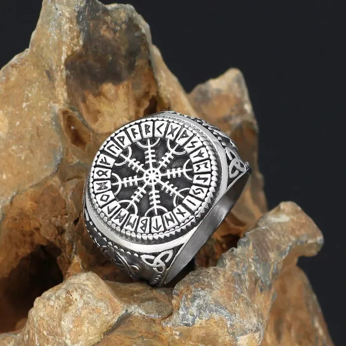 Valhalla Vikings Viking Ring Aegishjalmur Knots Rings