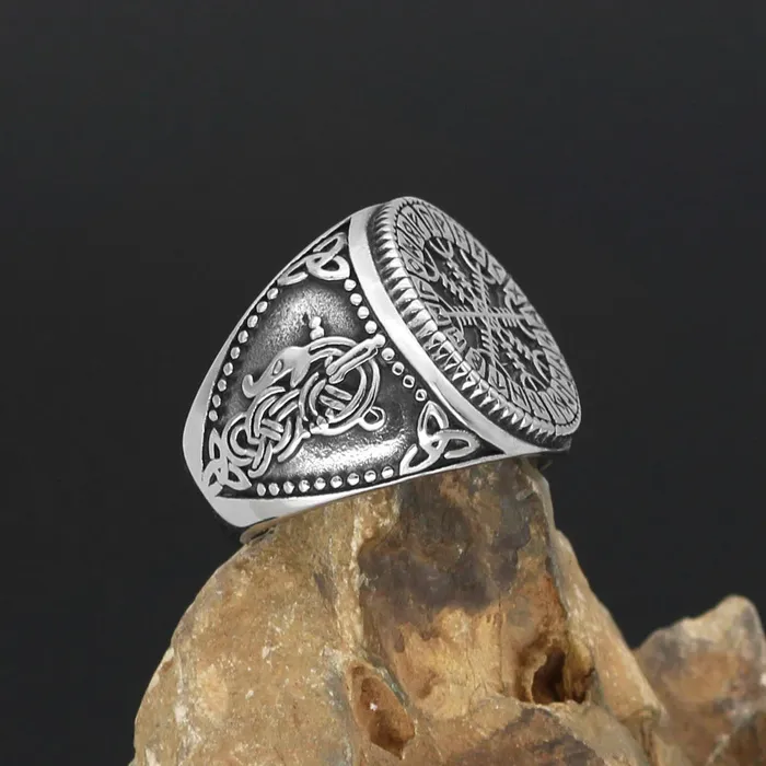 Valhalla Vikings Viking Ring Aegishjalmur Knots Rings