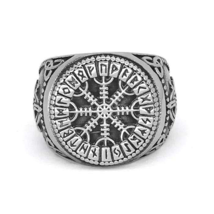 Valhalla Vikings Viking Ring Aegishjalmur Knots Rings