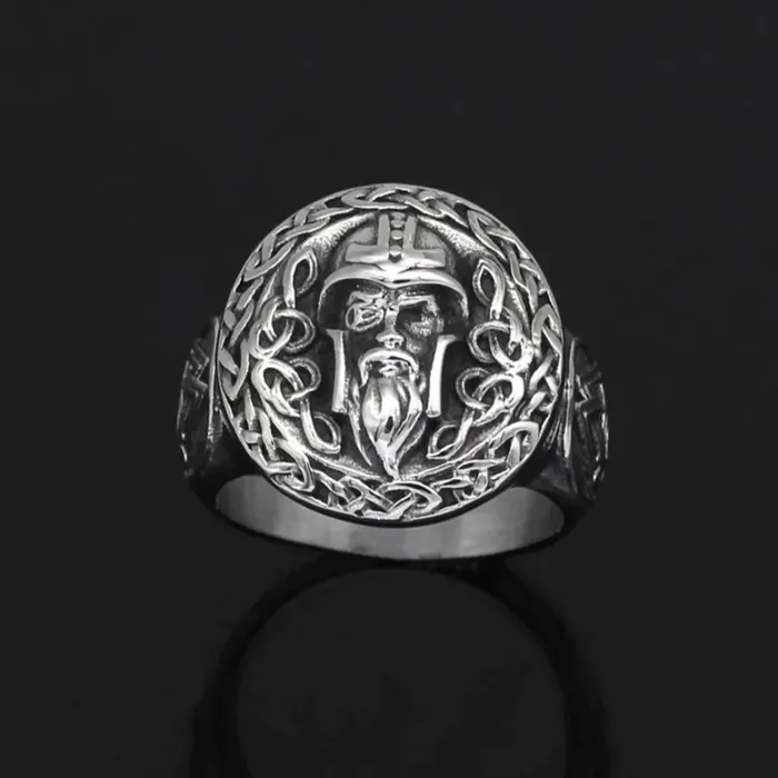 Valhalla Vikings Viking Ring Odin With Valknut Symbol Rings