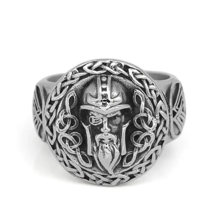 Valhalla Vikings Viking Ring Odin With Valknut Symbol Rings