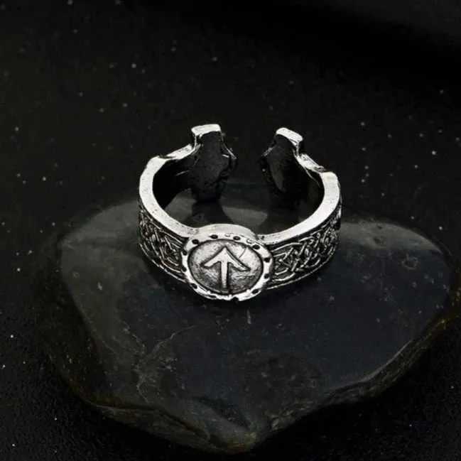 Viking Ring Tiwaz Rune Valhalla Vikings Rings