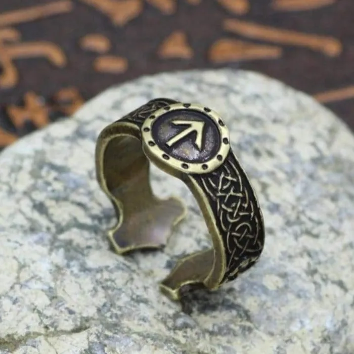 Viking Ring Tiwaz Rune Valhalla Vikings Rings