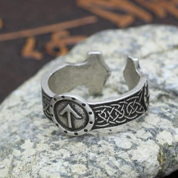 Viking Ring Tiwaz Rune Valhalla Vikings Rings