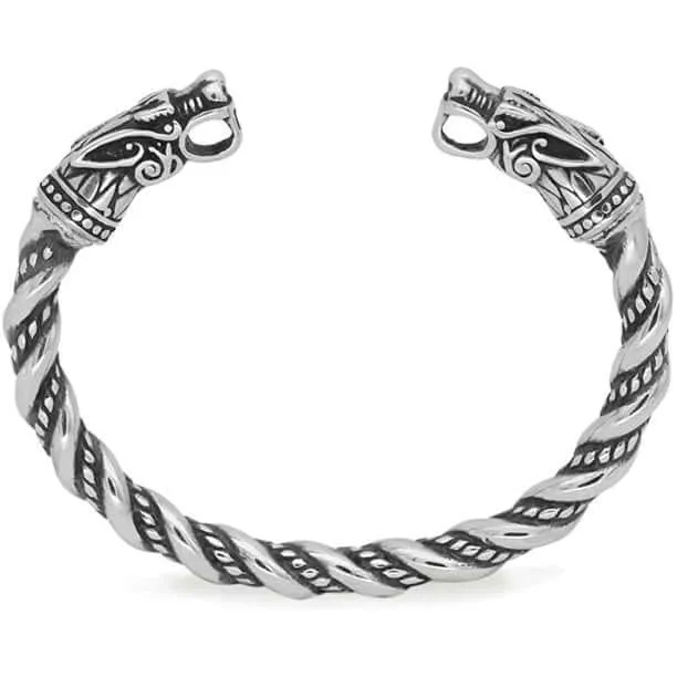 VikingStore Bracelets Viking Wrist Bracelet Featuring Fenrir