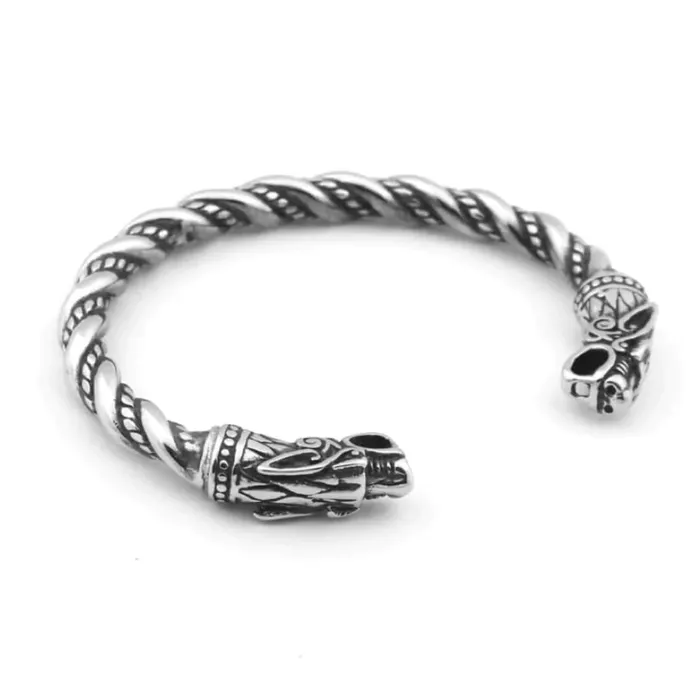 VikingStore Bracelets Viking Wrist Bracelet Featuring Fenrir